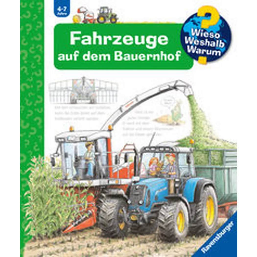 Ravensburger - Wieso? Weshalb? Warum?, Band 57: Fahrzeuge auf dem Bauernhof, Erne, Andrea; Zimmer, Christian (Illustrationen)