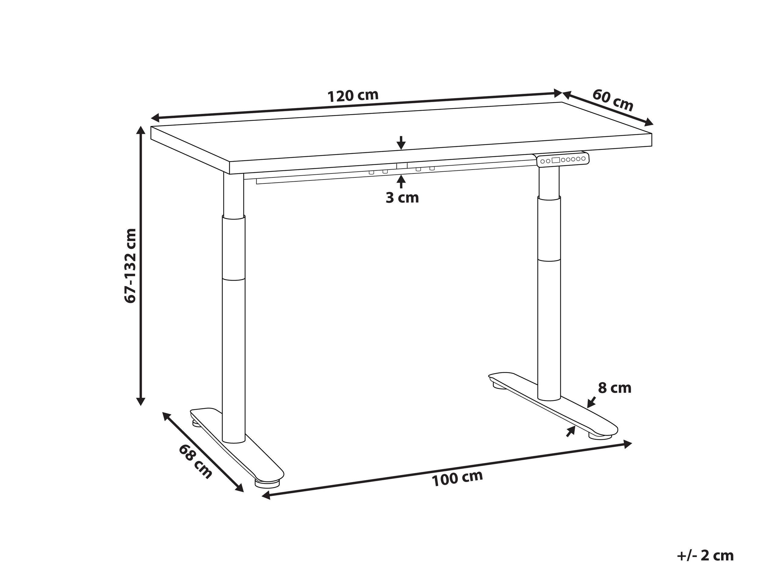 Beliani Schreibtisch Modern DESTINES  