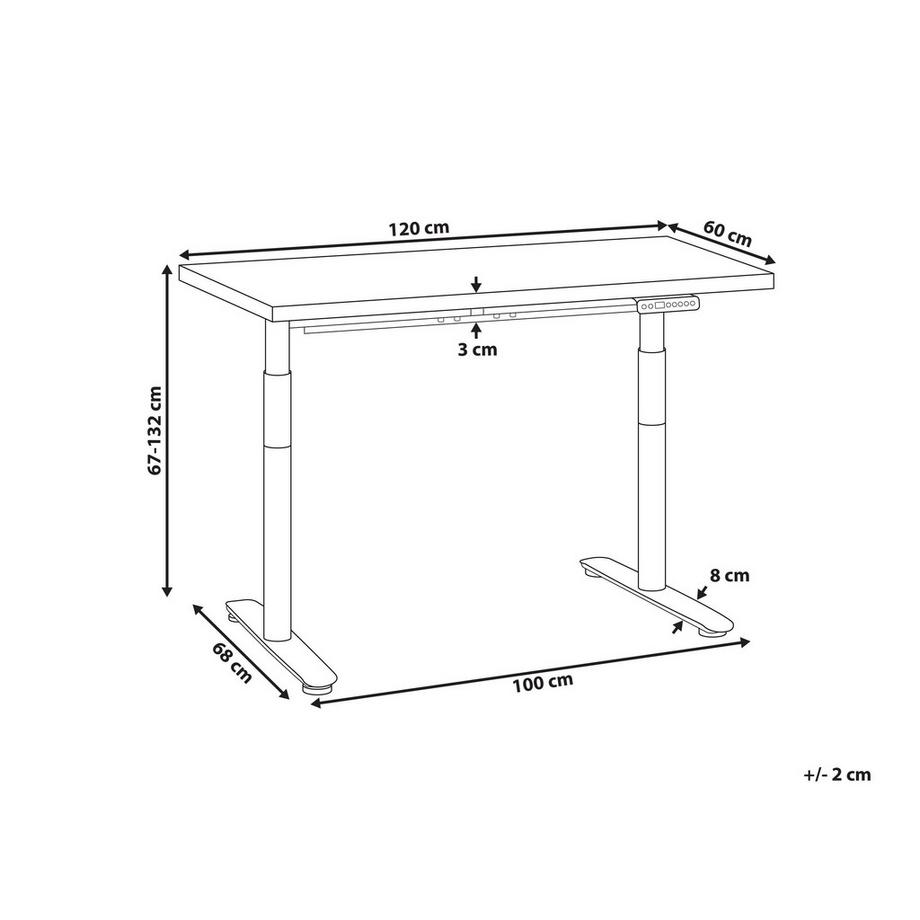 Beliani Bureau Moderne DESTINES  
