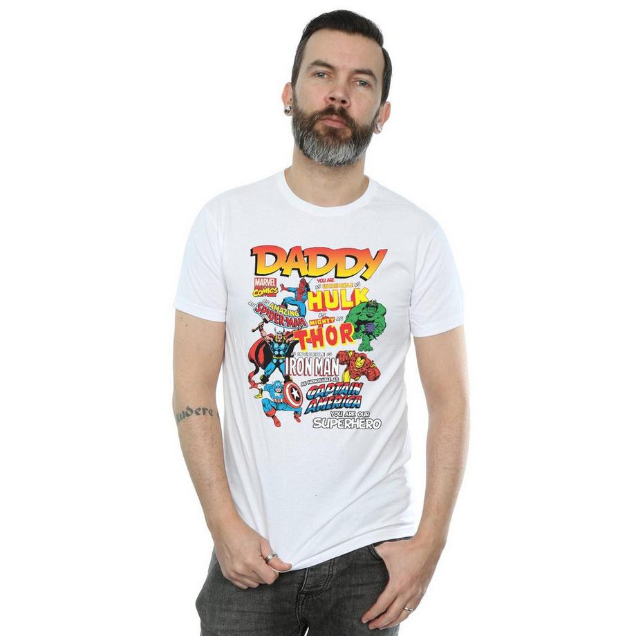 MARVEL  T-ShirtOur Dad Superhero 
