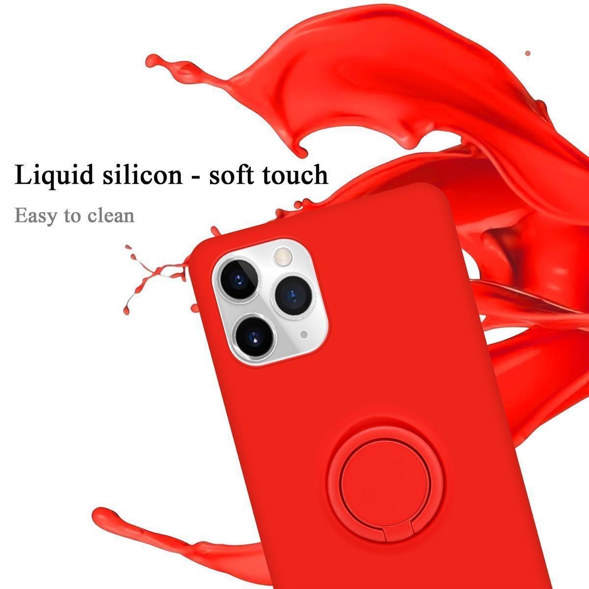 Cadorabo  Hülle für Apple iPhone 11 PRO TPU Silikon mit Ring Liquid 