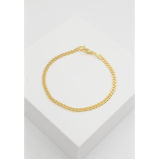 MUAU Schmuck  Bracelet Panzer Gelbgold 750, 3.4mm, 19cm 