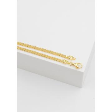 Bracelet Panzer Gelbgold 750, 3.4mm, 19cm