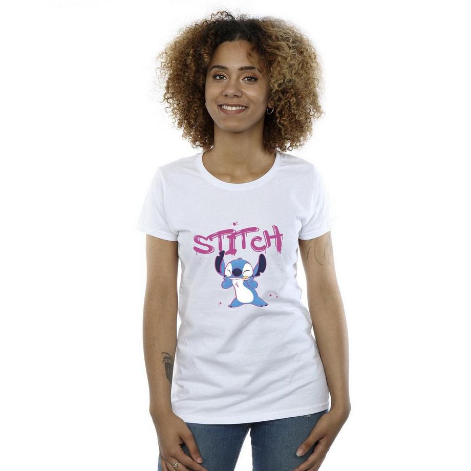 Disney Stitch T-Shirt Stampa Grafica  