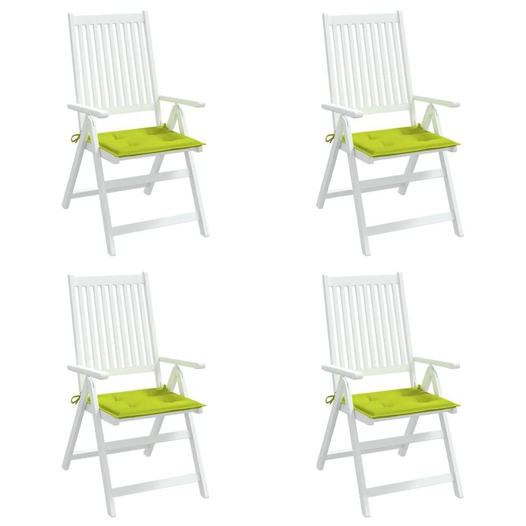 VidaXL Coussins de chaise de jardin 4 pcs tissu tissu  