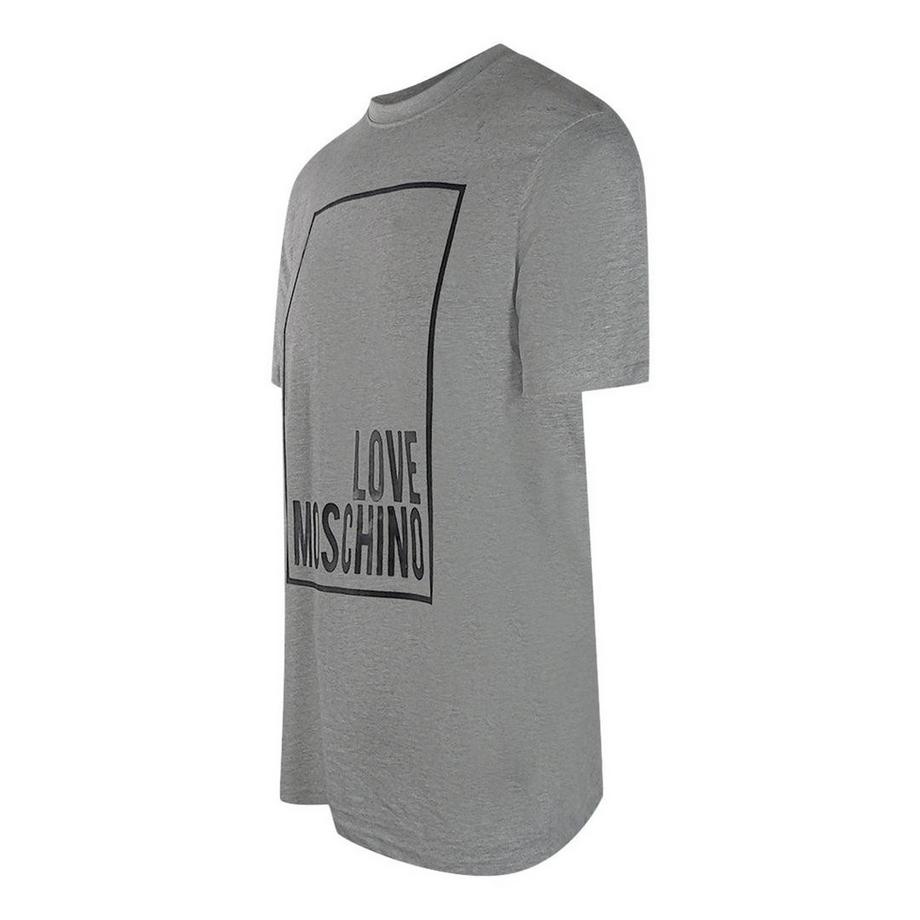 LOVE MOSCHINO  T-ShirtMotiftyle Logo Rectangulaire 