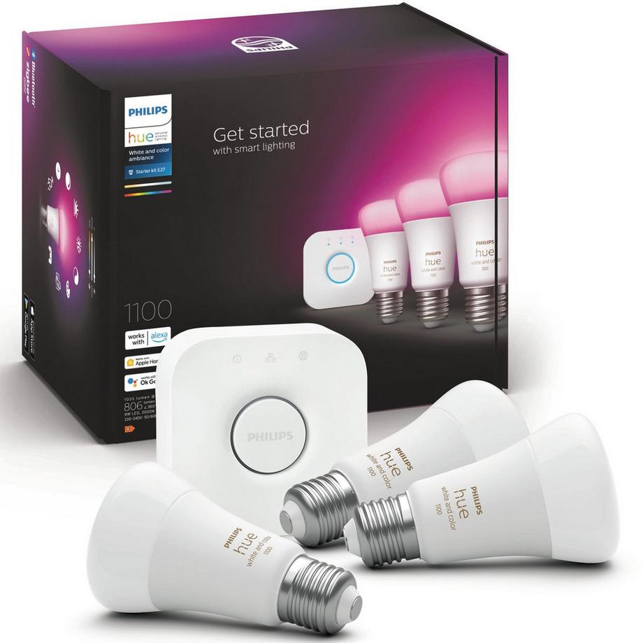 Kit de démarrage Couleur Blanc Ambiance 3xE27