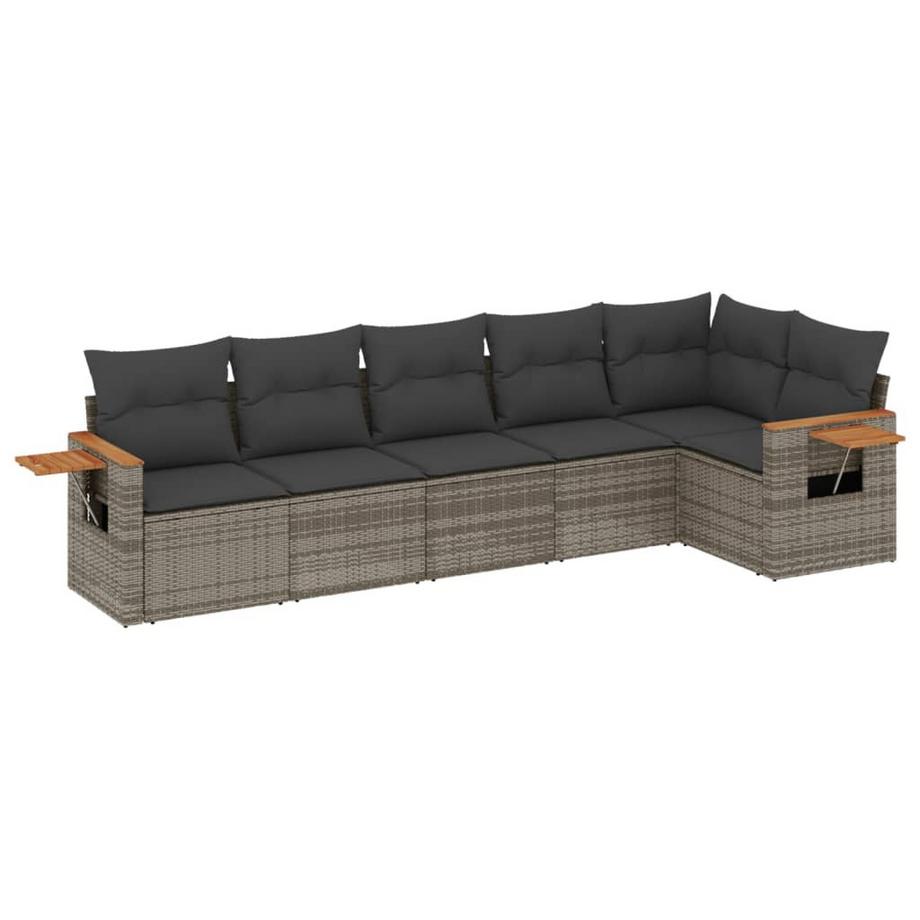 set divano da giardino Polirattan