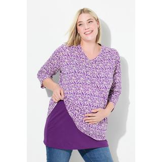 Ulla Popken  Bellieva-Shirt-Verlängerung, 2-er-Pack, A-Line, GOTS 