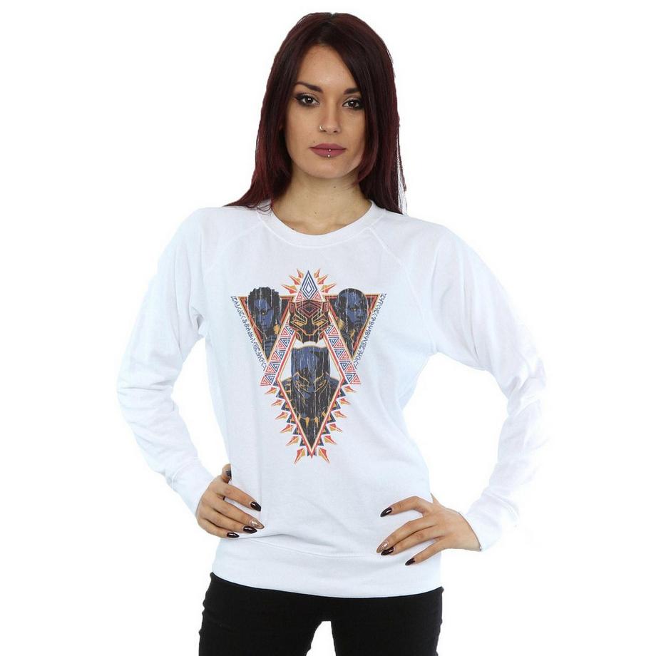 MARVEL Black Panther Tribal Triangle Felpa  
