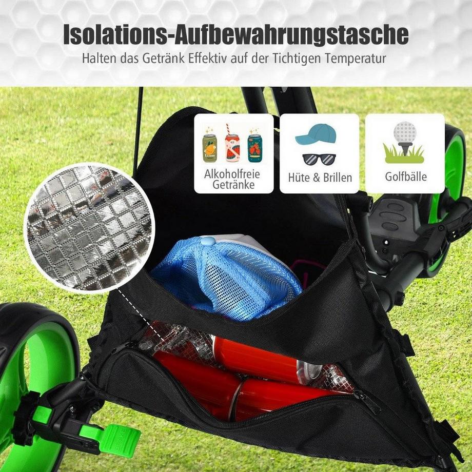 Northix  Carrello da golf con maniglia regolabile 