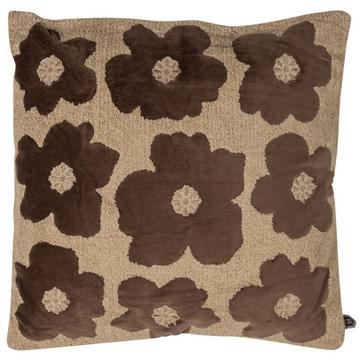 Coussin Splendor sable/marron 50x50