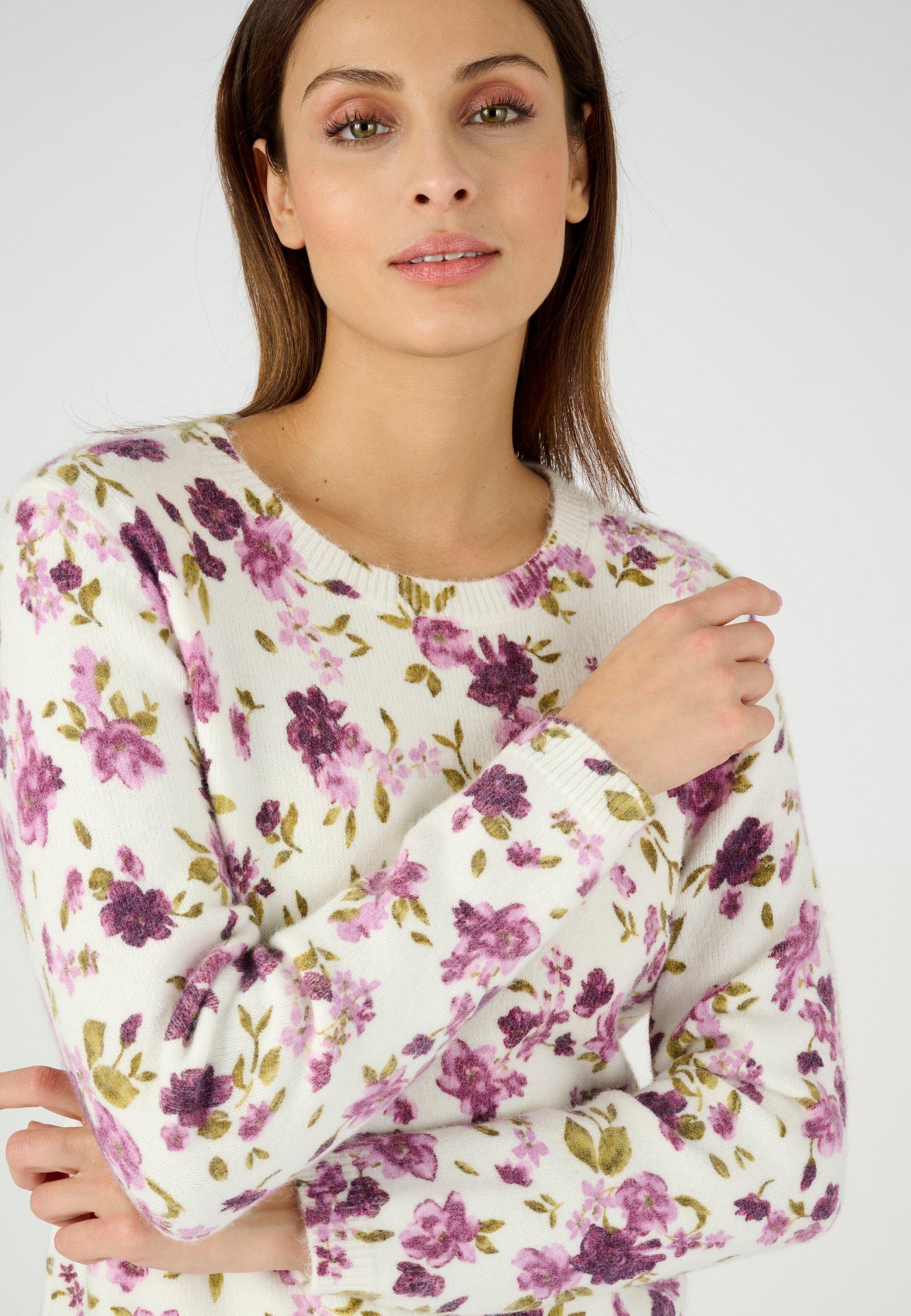 Damart  Pull imprimé floral 