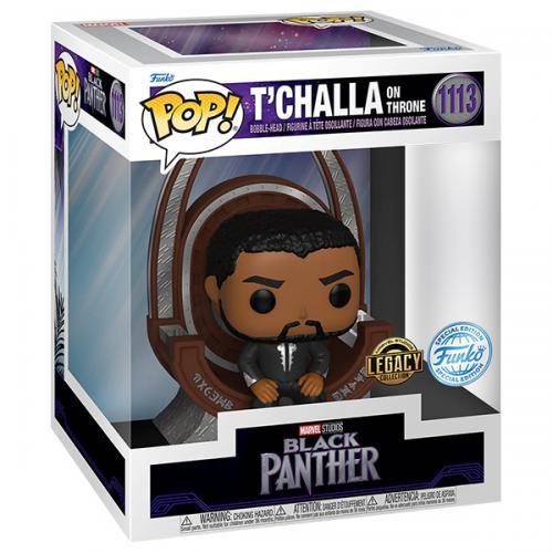 Funko  Funko POP! Black Panther: T'Challa on Throne (1113) DLX EXM 