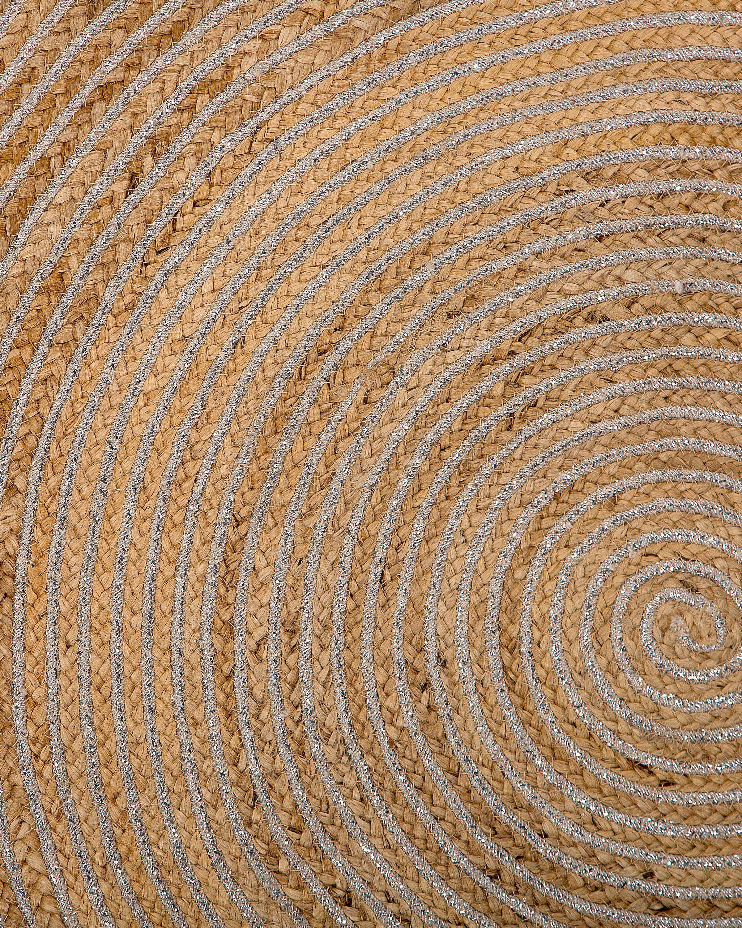 Beliani Teppich aus Jute Boho AKBELEN  