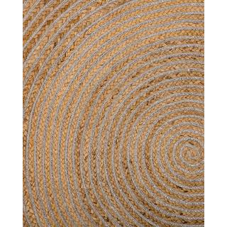 Beliani Teppich aus Jute Boho AKBELEN  