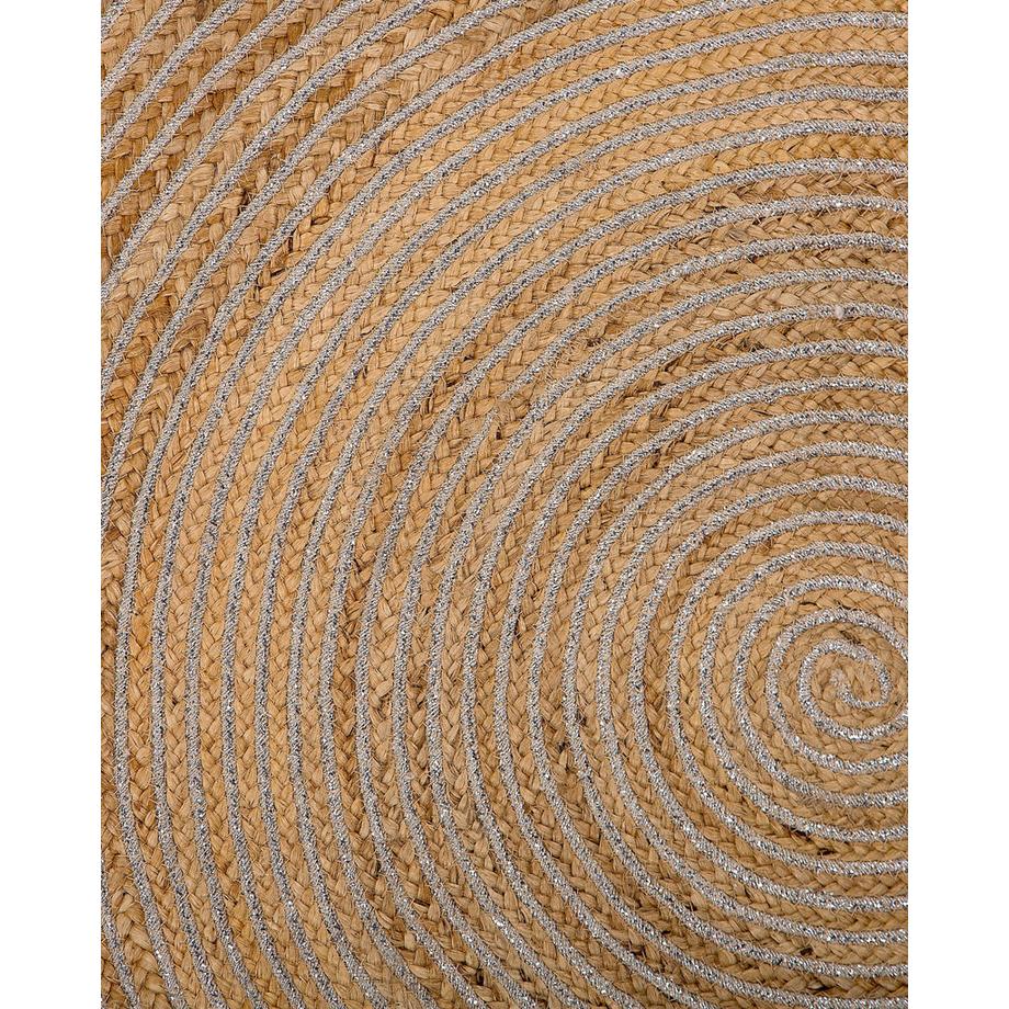 Beliani Teppich aus Jute Boho AKBELEN  