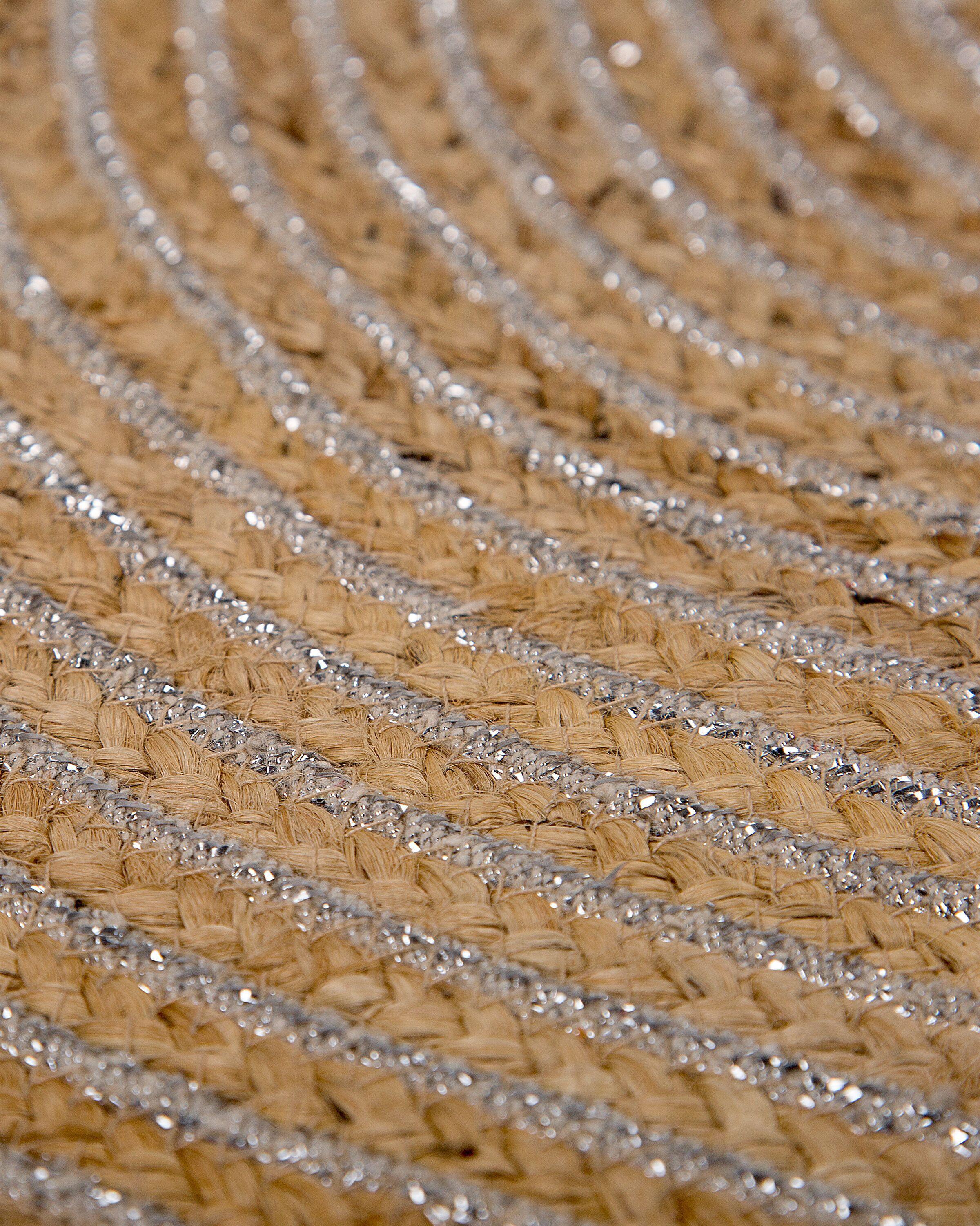 Beliani Teppich aus Jute Boho AKBELEN  