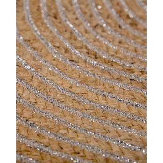 Beliani Teppich aus Jute Boho AKBELEN  