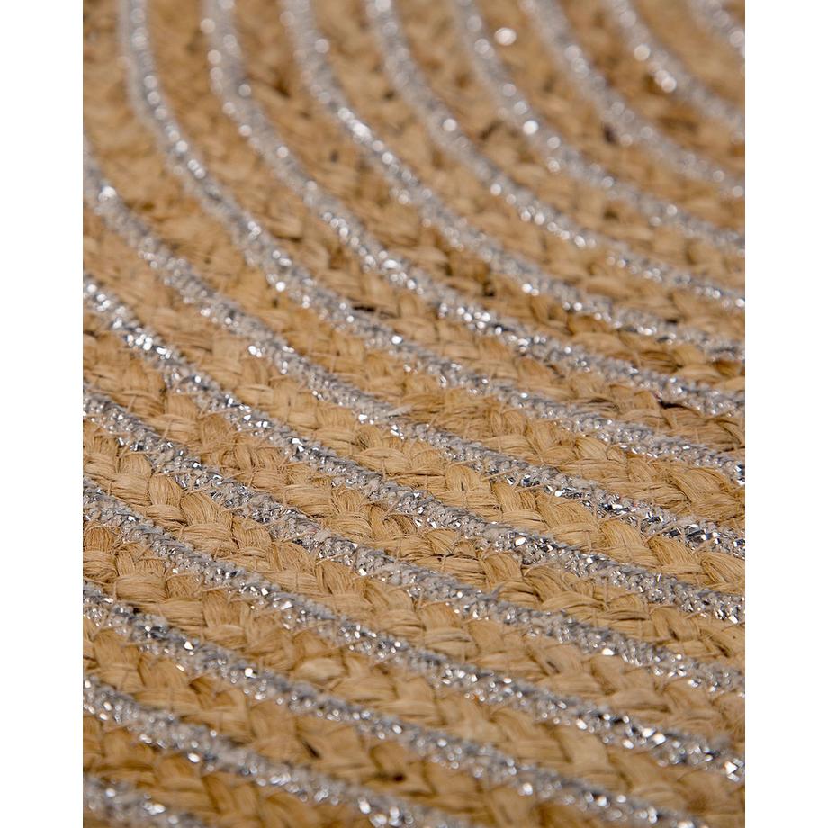 Beliani Teppich aus Jute Boho AKBELEN  