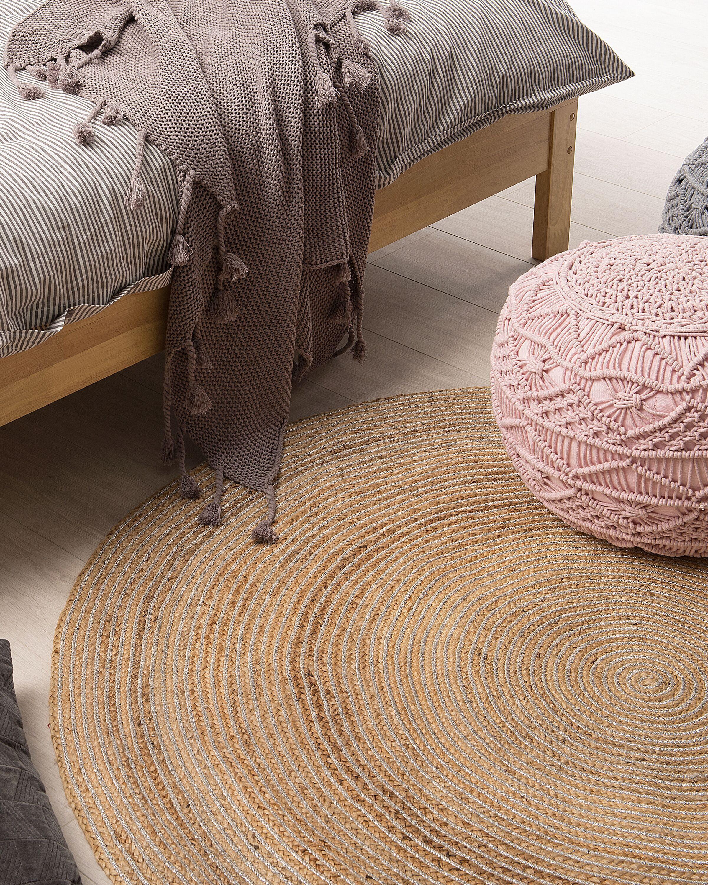 Beliani Tappeto en Iuta Boho AKBELEN  