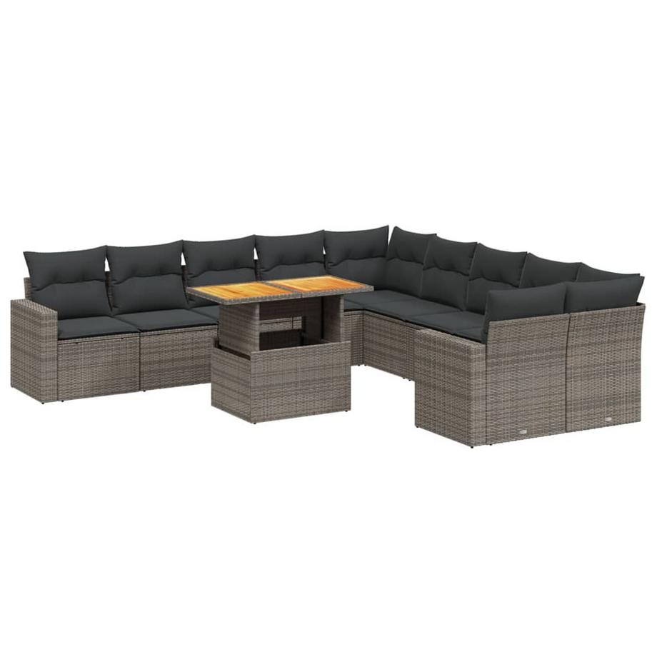Ensemble de canapés de jardin rotin synthétique