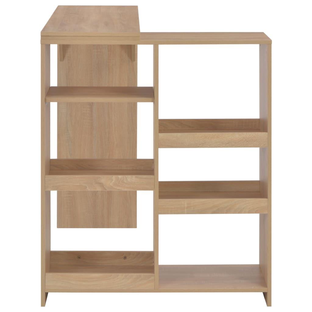 VidaXL Table de bar bois d'ingénierie  