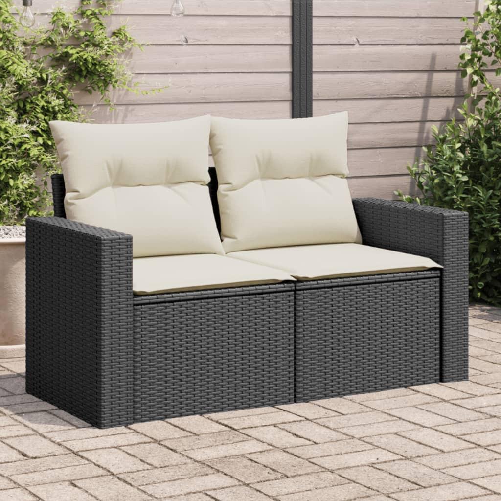 VidaXL Canapé de jardin rotin synthétique  