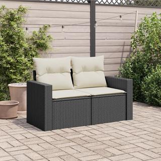 VidaXL Canapé de jardin rotin synthétique  