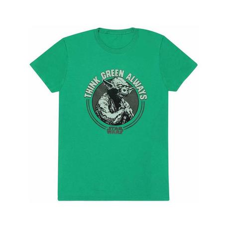 Heroes Star Wars Yoda T-Shirt Stampa Grafica  