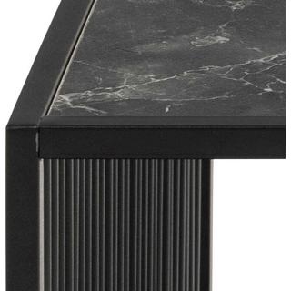 mutoni Table basse Iola noir 80  