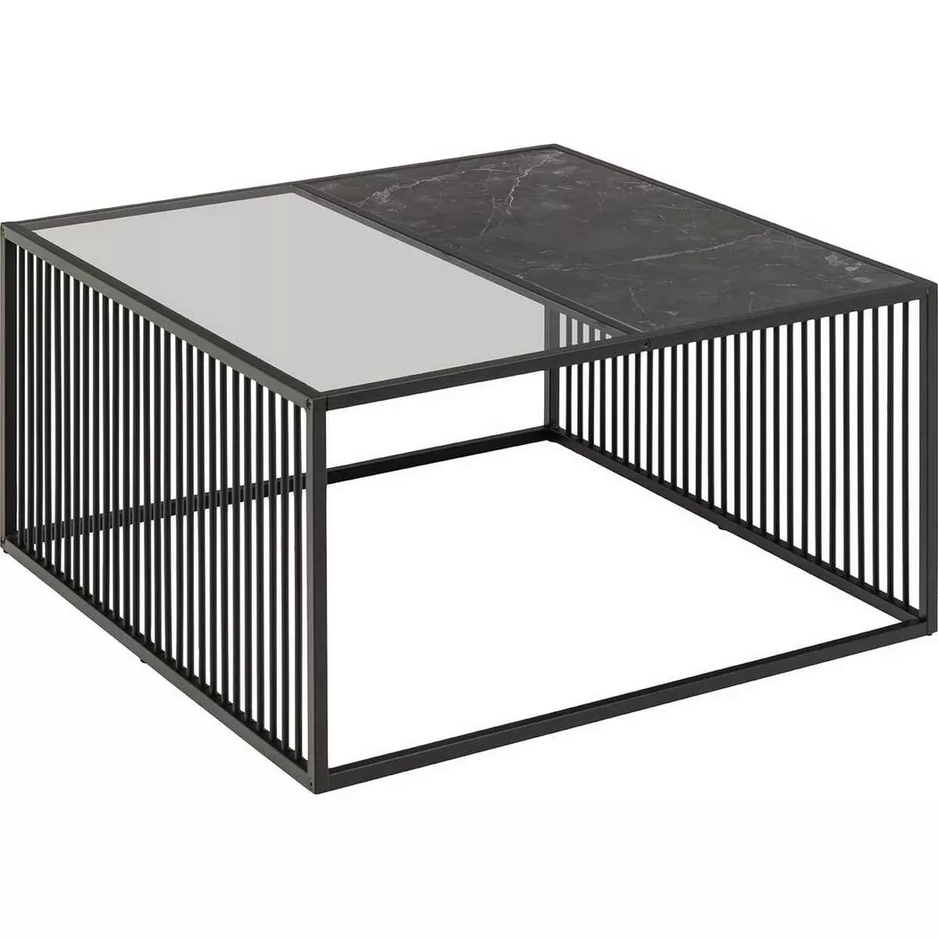 Tavolino RAY 80x80x40cm nero
