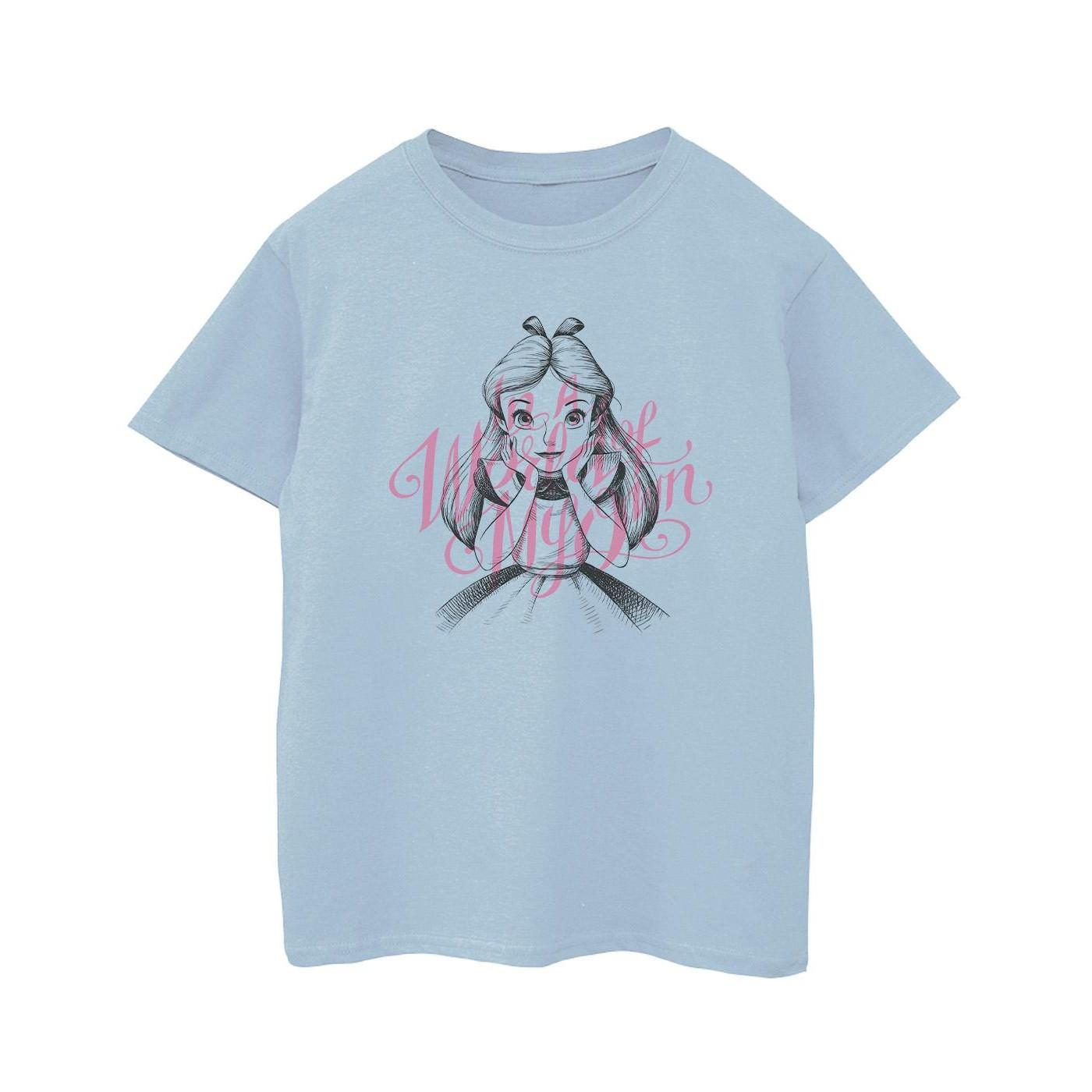 Disney  Tshirt ALICE IN WONDERLAND IN A WORLD OF MY OWN 