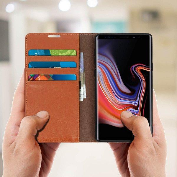 Avizar  Custodia Similpelle Galaxy Note 9 Camel 