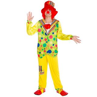 Tectake  Costume pour homme Clown Pipetto 