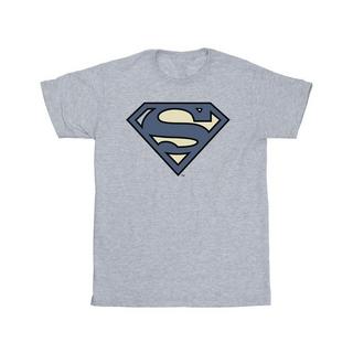 DC COMICS  Tshirt SUPERMAN INDIGO BLUE LOGO 