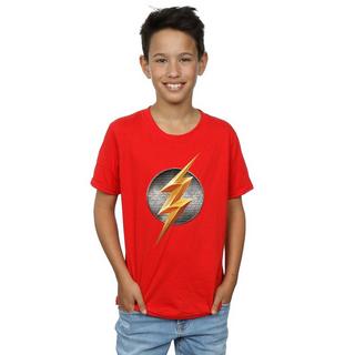 DC COMICS  Justice League Movie Flash Emblem TShirt 