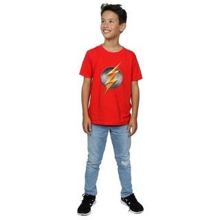 DC COMICS  Justice League Movie Flash Emblem TShirt 