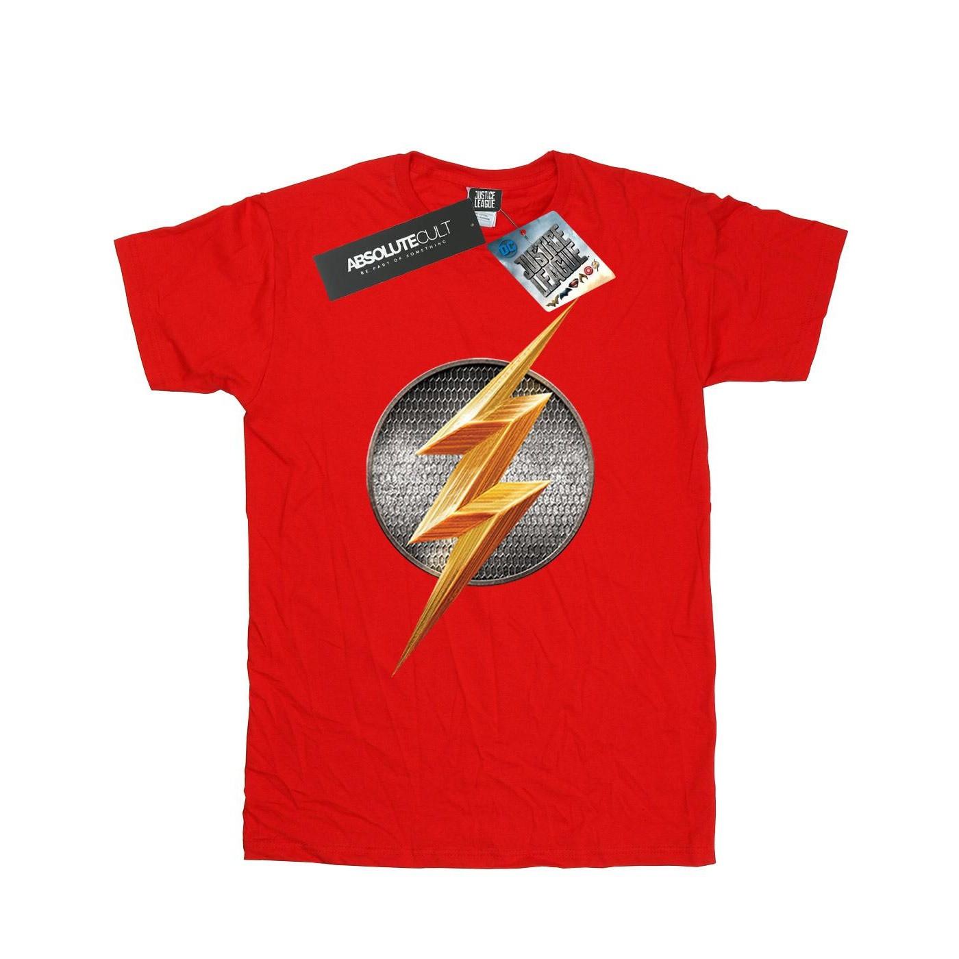 DC COMICS  Justice League Movie Flash Emblem TShirt 