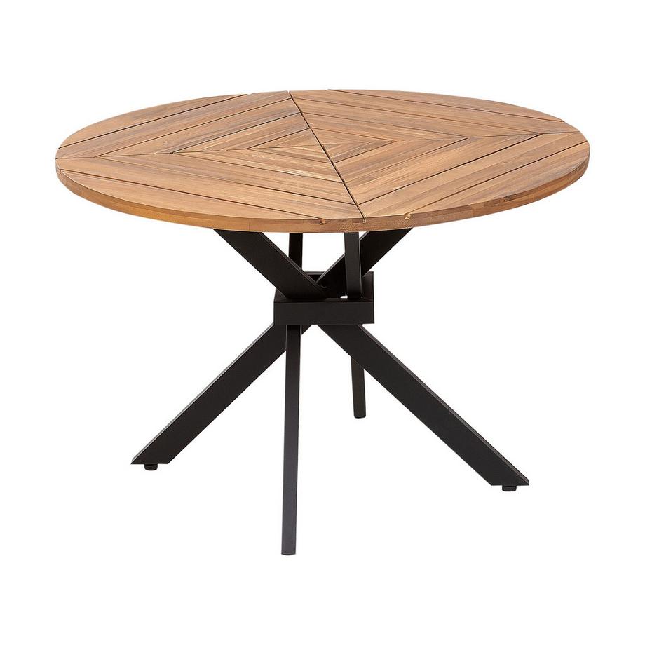 Beliani Table de salle à manger de jardin en Acacia Moderne LISSONE  