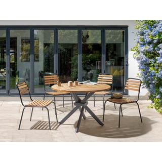 Beliani Table de jardin en Acacia Moderne LISSONE  