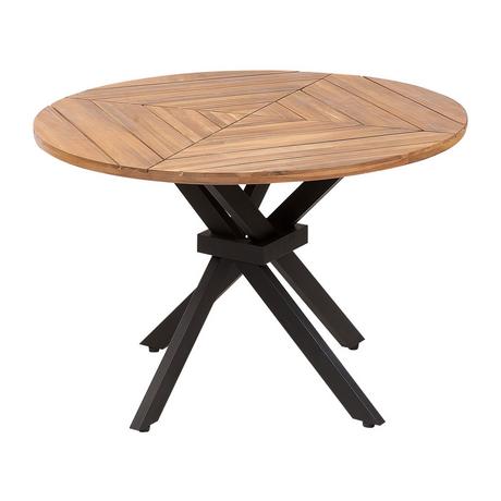 Beliani Table de jardin en Acacia Moderne LISSONE  