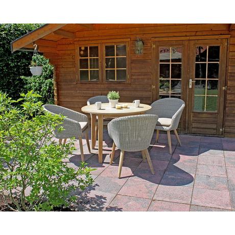 mutoni pleasure Garten Essgruppe Arvada Akazie natur (5-tlg)  