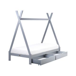 Beliani Letto per bambini con cassetti en Legno di pino Moderno DEVAY  