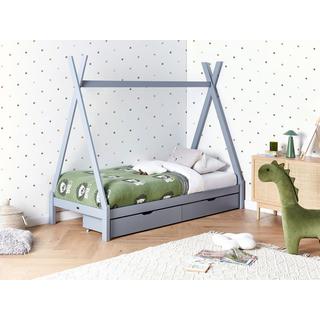 Beliani Letto per bambini con cassetti en Legno di pino Moderno DEVAY  