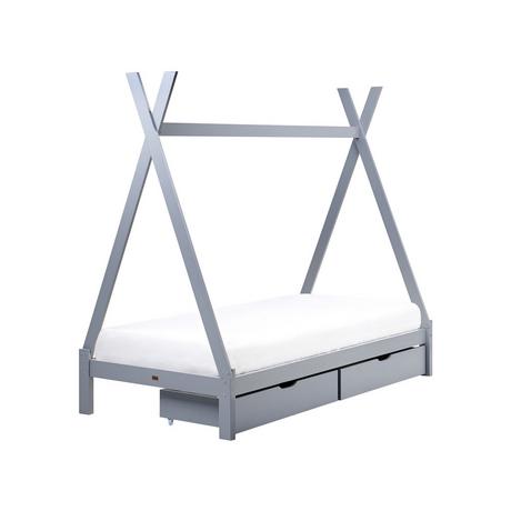 Beliani Letto per bambini con cassetti en Legno di pino Moderno DEVAY  