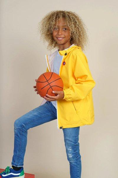 flotte Bastille-4A Kapuzen-Regenjacke  