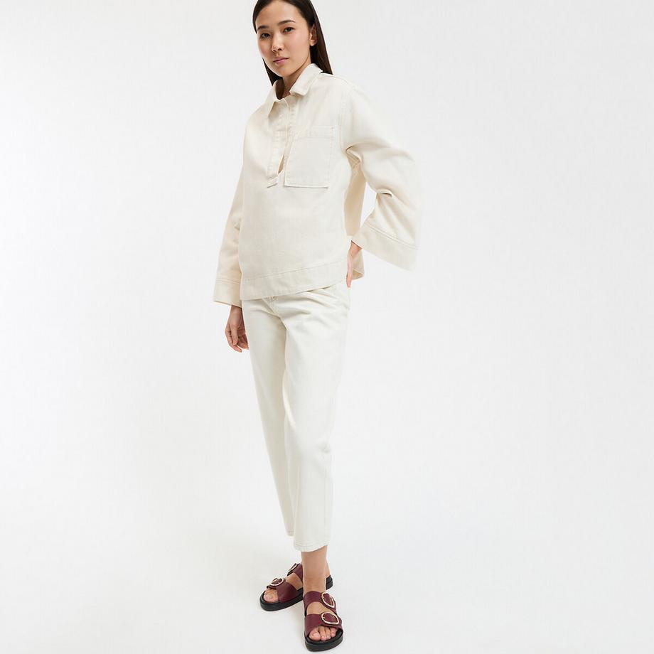 La Redoute Collections Camicia Popover Denim  