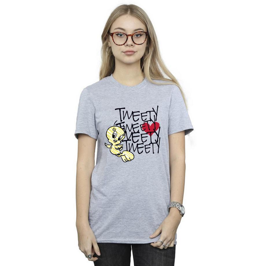 LOONEY TUNES Tweety Bird T-Shirt Imprimé Graphique  