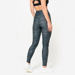 DOMYOS  Leggings donna fitness vita alta poliestere 